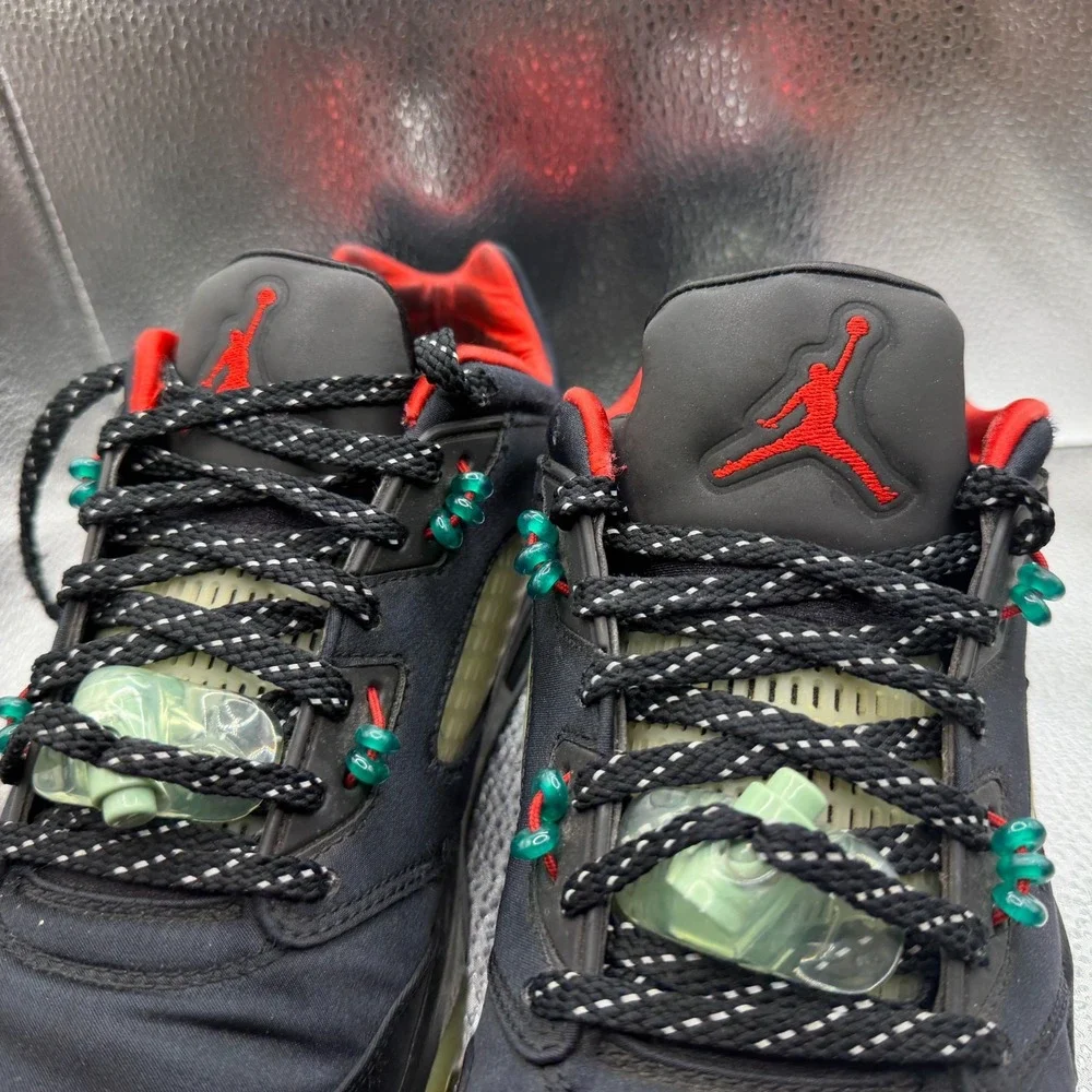 Size 10.5 Jordan 5 Low x Clot Anthracite Black Mens‎ Lace Up Sneakers DM4640-036